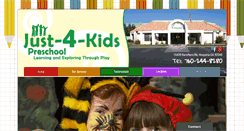 Desktop Screenshot of just4kidspreschool.com
